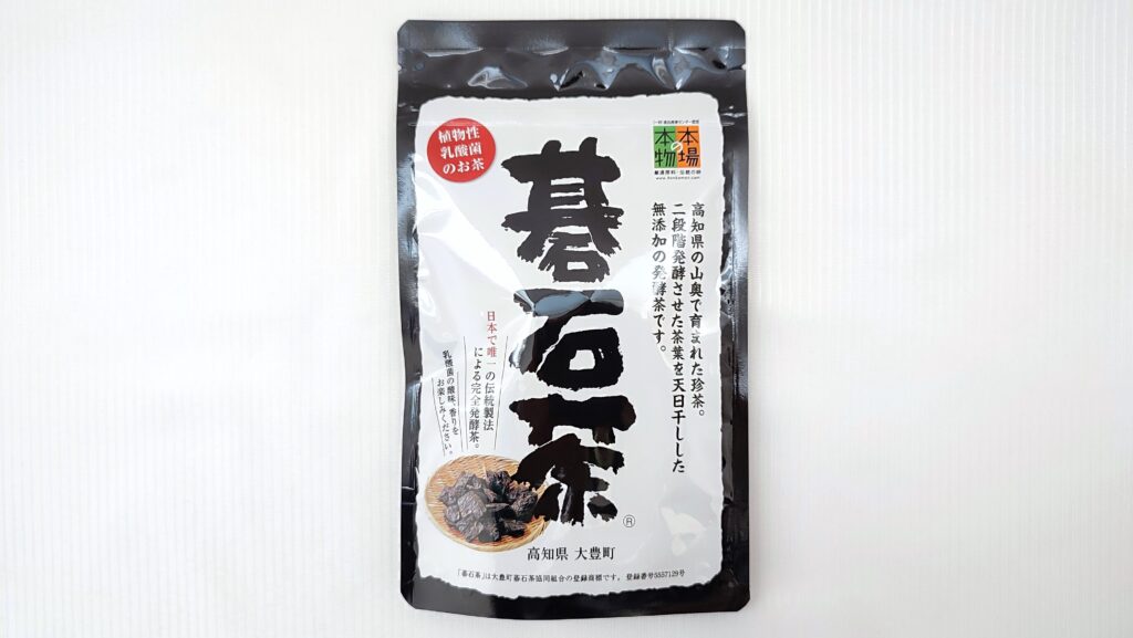 碁石茶のパッケージ