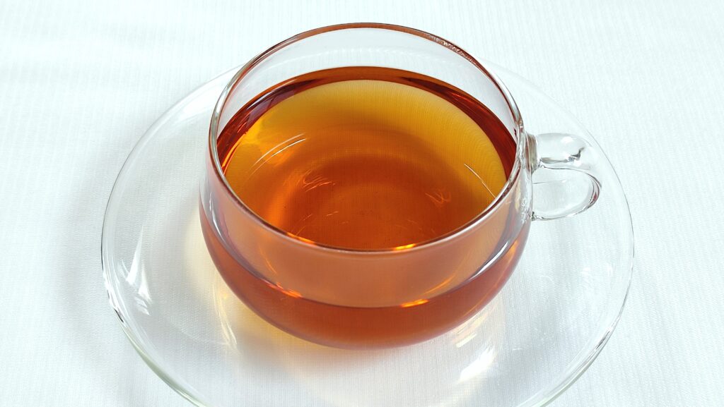 碁石茶のストレートティー