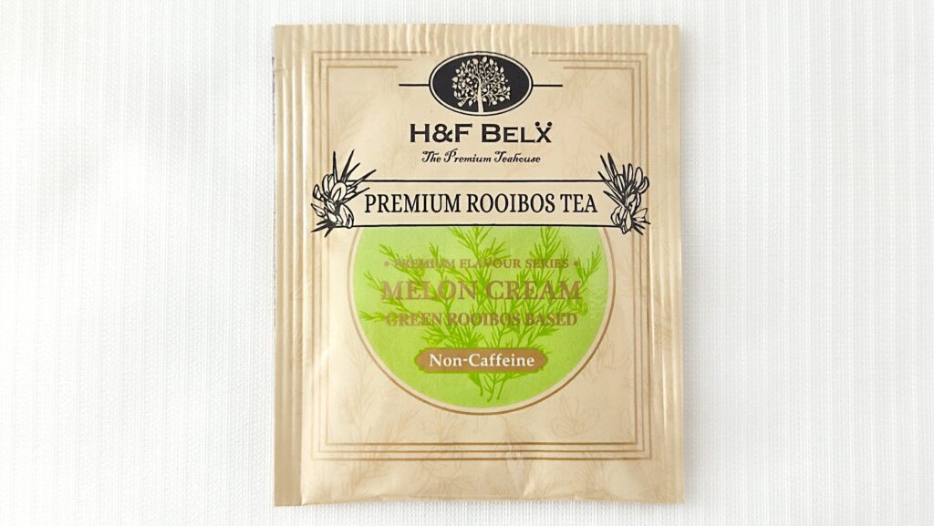 メロンクリームルイボスティーのパッケージ