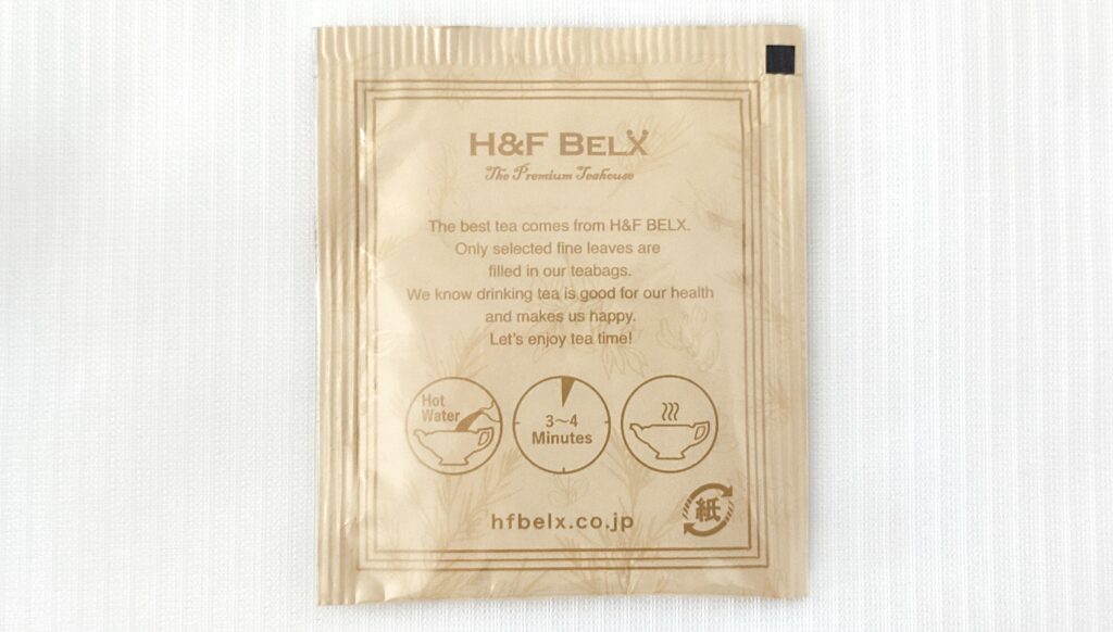 メロンクリームルイボスティーのパッケージ