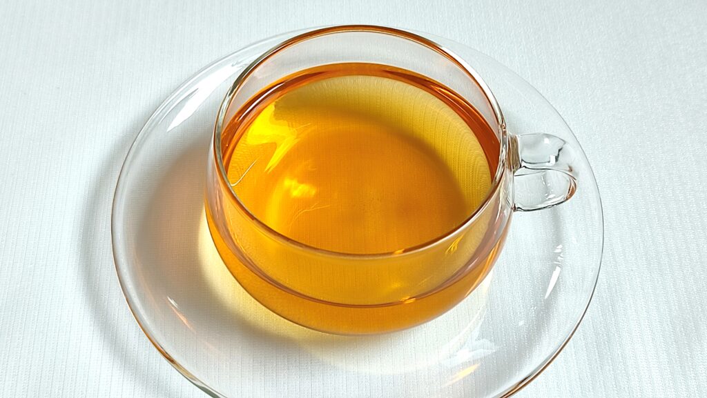 メロンクリームルイボスティーのストレートティー