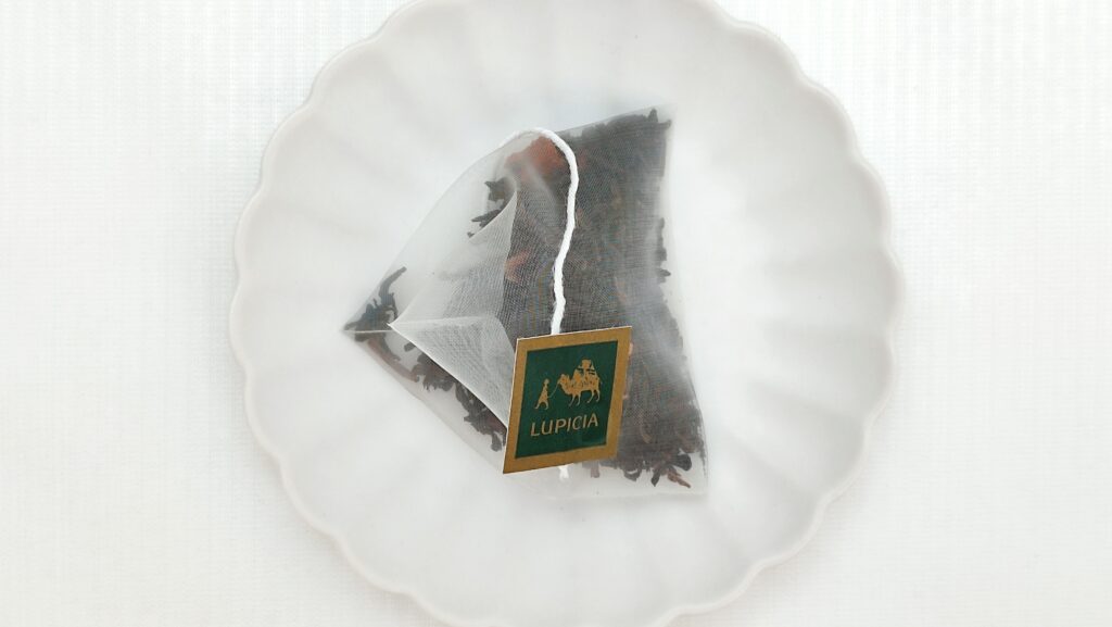 デカフェ・アップルティーのティーバッグ