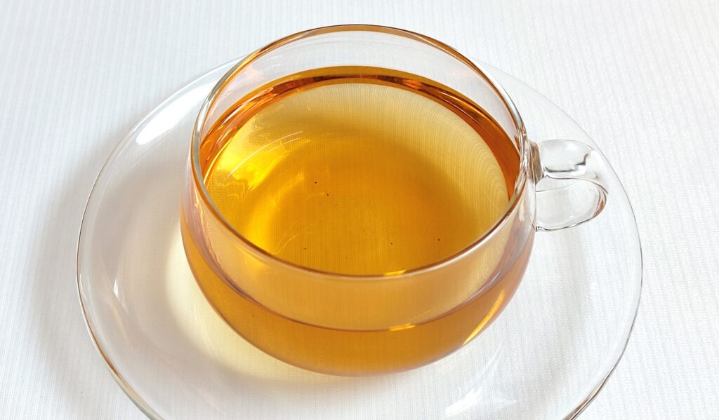 マスカット・ダージリンのストレートティー