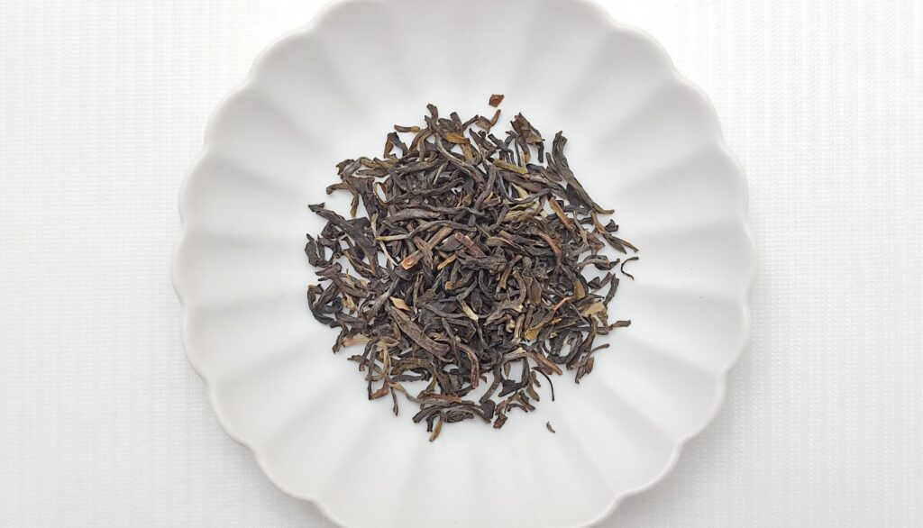 茉莉春毫の茶葉