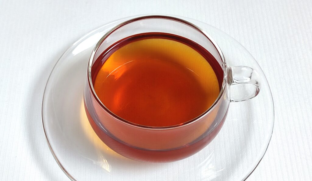 デカフェ・アールグレイのストレートティー